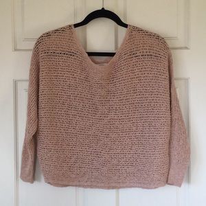 Billabong Open Weave Sweater Blush *Small*